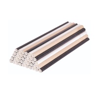 Eco Paper Straws Black White And Kraft Colours Pkt Of 250 8Mm X 19.7Mm