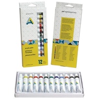 Economy Gouache Paint Set Of 12 X 12Ml Tubes