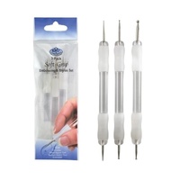 Soft Grip Embossing Stylus Set Of 3