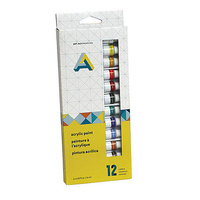 Economy Oil Paint Set Of 12 X 12Ml Tubes