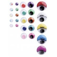 Goggle Eye Kit 450 Assorted Colours And Sizes In A Plastic Storage Container