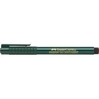 Faber-Castell Finepen 1511, Document Proof Ink, Steel Protected Tip, Black Only Single