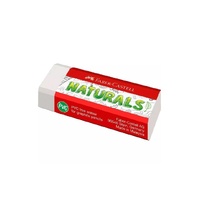 Faber-Castell Naturals Pvc Free Erasers Large Box Of 20