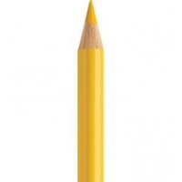 Faber-Castell Polychromos Artists Quality Pencils Box Of 6 Of One Colour 108 Dk Cad Yellw