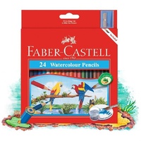 Faber-Castell Aquarelle Red Range Box Of 24 Assorted Colours