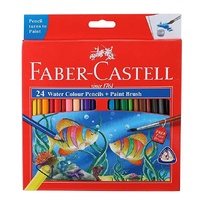 Faber-Castell Aquarelle Red Range Box Of 48 Assorted Colours