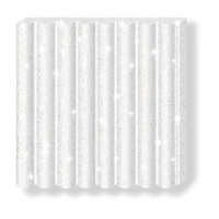 Fimo Kids Modelling Clay 42G Glitter White