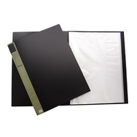 Quill Fixed Pocket Display Book, 20 Pockets A4 