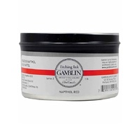 Gamblin Etching Ink Napthol Red 434G Tins
