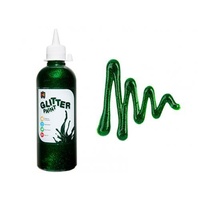 Educational Colours Glitter Paint 500Ml Green