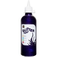 Educational Colours Glitter Paint 500Ml Purple