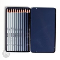 Micador (Roymac) Assorted Greys Pencil Sketching Set (2H-9B)