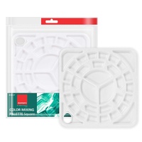 Isomars Square Colour Wheel Palette 33 Wells 260 x 360mm 