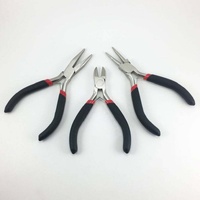 Jewellery Pliers Set Of 3 Flat,Round And Cutter