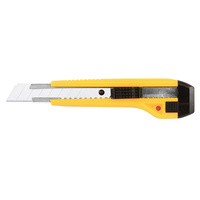 Craft Knife Large Metal Frame, Plastic Handle, Rachet Slide Locking Device #902