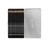 Lyra Rembrandt Box Of 12 Art Design Graphite Pencil Metal Box 12 Pcs