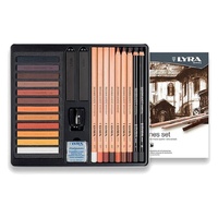 Lyra Rembrandt Brown Tones 25 Pcs In Metal Box 