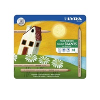 Lyra Color-Giants Unlacquered Metal Box 18 Pcs