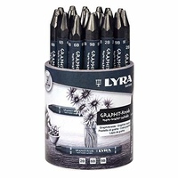 Lyra Graphite Crayons Tub Of 24 Assorted 