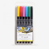 Lyra Aqua Brush Duo Primary Set 6 Pcs 
