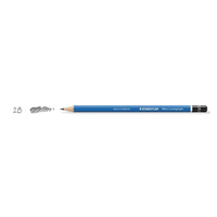Staedtler Mars Lumograph 100 Lead Pencils 2B Box Of 12