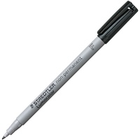 Multi Markers Water Soluble Fine Tip Packet 10 Black. Suitable On Cd, Dvd, Glass, Wood & Ohp Acetate.