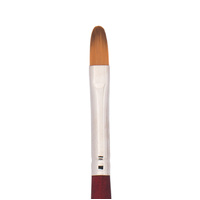 Princeton Velvetouch Synthetic Short Handle Mini Filbert Size 0