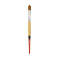 Princeton Snap Synthetic Gold Short Handle Filbert Size 8