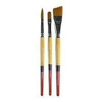 Princeton Snap Synthetic Gold Short Handle Snap Set 1- 3Pc Set