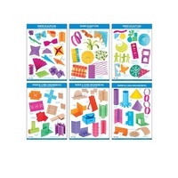 Paper &amp; Cardboard: Skills &amp; Construction Charts Pkt Of 6