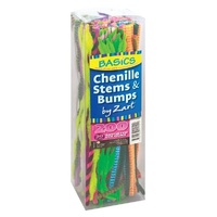 Pipe Cleaners Thin 30Cm Long Assorted Colours & Styles Container Of 200