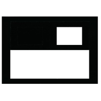 Pre-Cut Mini Frames Pkt Of 10 Sheets Pasteboard.