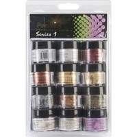 Pearlex Powdered Pigments Set 12 X 3Gm Assorted Colours
