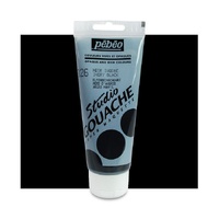Pebeo Gouache Tubes 220Ml #26 Ivory Black