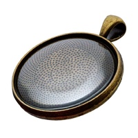 Pendant Cabachon Setting Bronze 30Mm Pkt Of 30.