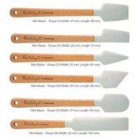 Princeton Catalyst Tool Synthetic Short Handle White Miniblade 3