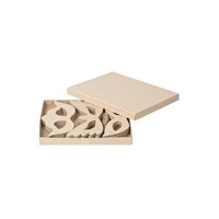 Paper Mache Mask Class Pack Of 30 18Cm X 8.5Cm 3 Designs In Storage Box
