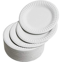 Paper Plates White 230Mm Packet Of 50