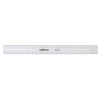 Plastic Ruler Clear 40Cm