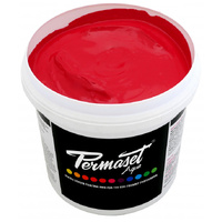 PERMASET AQUA SCREEN INK 1 LITRE BRIGHT RED (STD2)