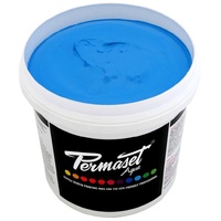 PERMASET AQUA SCREEN INK 1 LITRE FLUORESCENT BLUE
