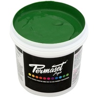PERMASET AQUA SCREEN INK 1 LITRE MID GREEN (STD1)