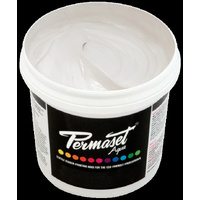 PERMASET AQUA SCREEN INK 1 LITRE METALLIC PEARL WHITE (MET1)