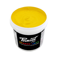 PERMASET AQUA SCREEN INK 1 LITRE MID YELLOW (STD1)