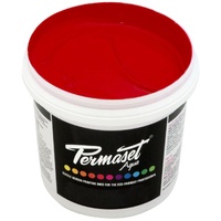PERMASET AQUA SCREEN INK 1 LITRE SCARLET (STD2)