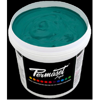 PERMASET AQUA SCREEN INK 1 LITRE SUPER COVER GREEN B (SC2)