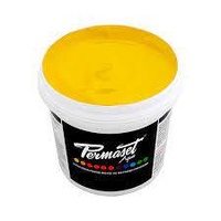 PERMASET AQUA SCREEN INK 1 LITRE SUPER COVER MID YELLOW (SC2)