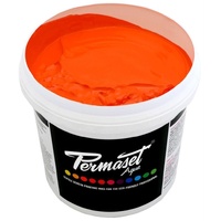PERMASET AQUA SCREEN INK 1 LITRE SUPER COVER ORANGE R (SC2)