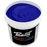 PERMASET AQUA SCREEN INK 1 LITRE SUPER COVER ULTRA BLUE (SC2)