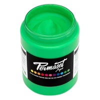 PERMASET AQUA SCREEN INK 300ML FLUORESCENT GREEN